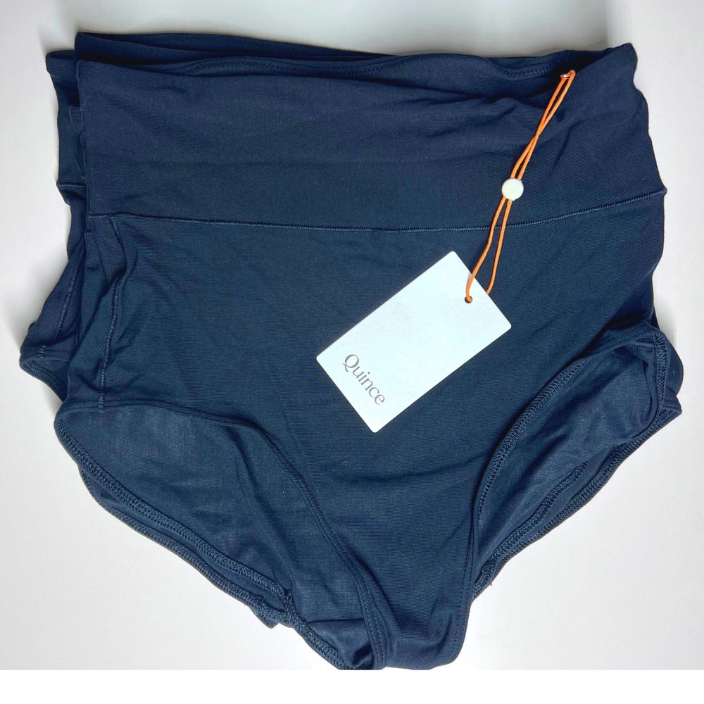 Quince 6‎ pack Ultra-Soft High-Rise Brief Black Micro Modal Panties XS NWT - Picture 2 of 4